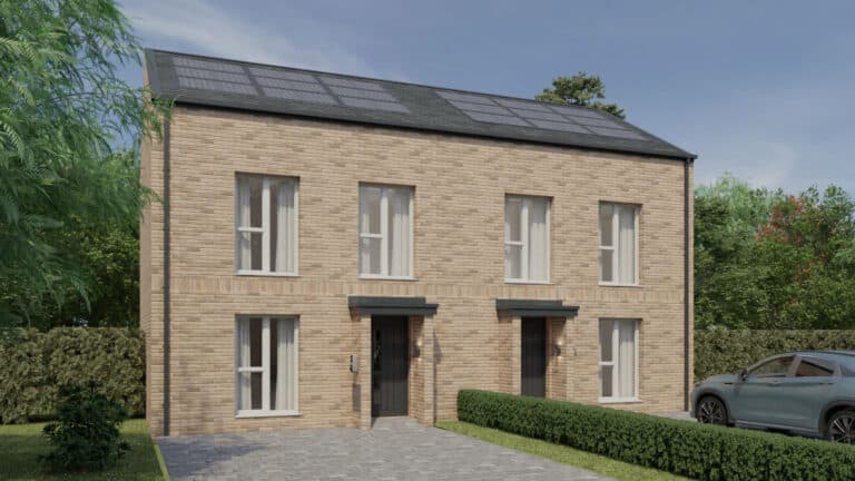 apple blossom 2 bed semi detached - light brick