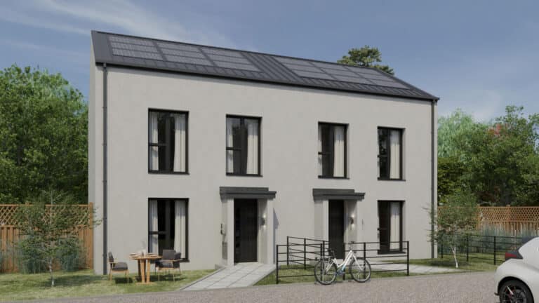 apple blossom 2 bed semi detached - rendered